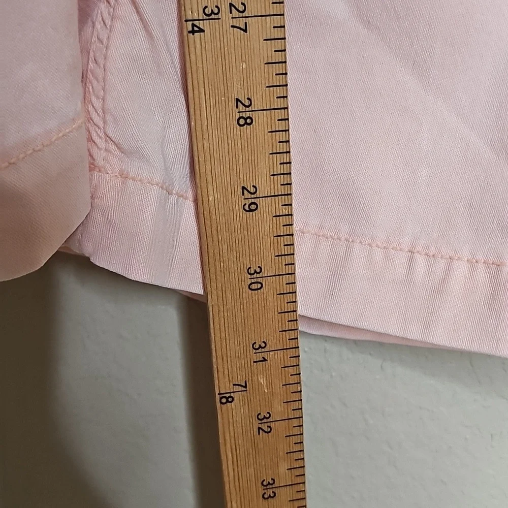 American Eagle Dreamy Drape Stretch Cargo Super High Waist Baggy Pants 6 Peach - Picture 8 of 10